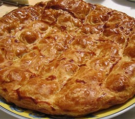 Quiche de Alheira e Cogumelos