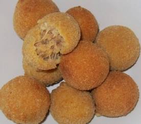 Croquetes de Alheira e Maçã